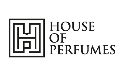 Black and white logo with a geometric H in a square, and to the right, uppercase text: HOUSE OF PERFUMES. WordPress & WooCommerce Expert Agency. WPenabled.com