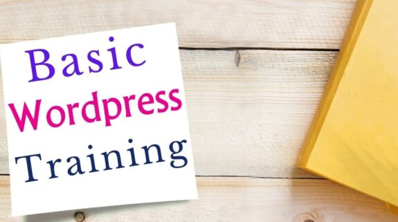 Basic wordpress training